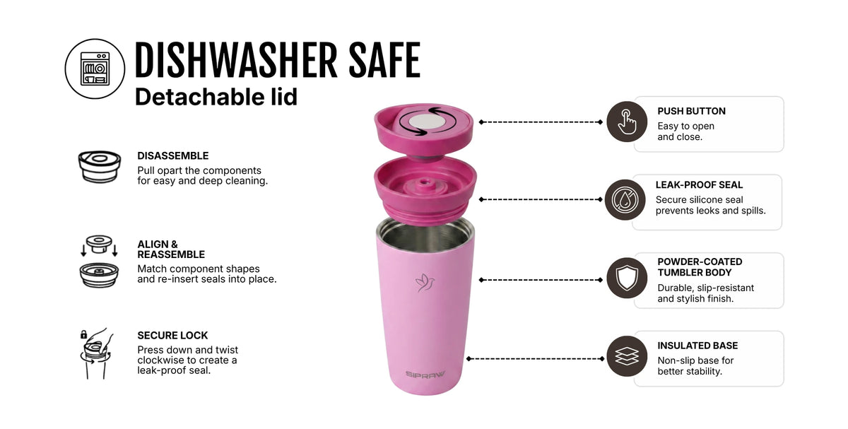 12oz Coffee Mug In pink