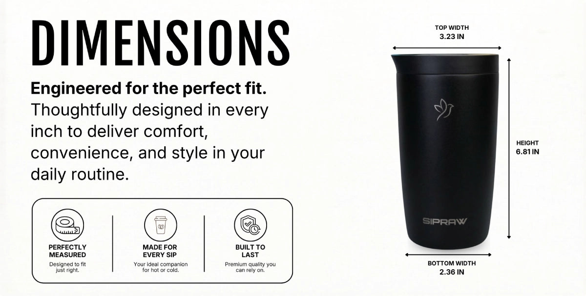 120z Coffee Mug In Black