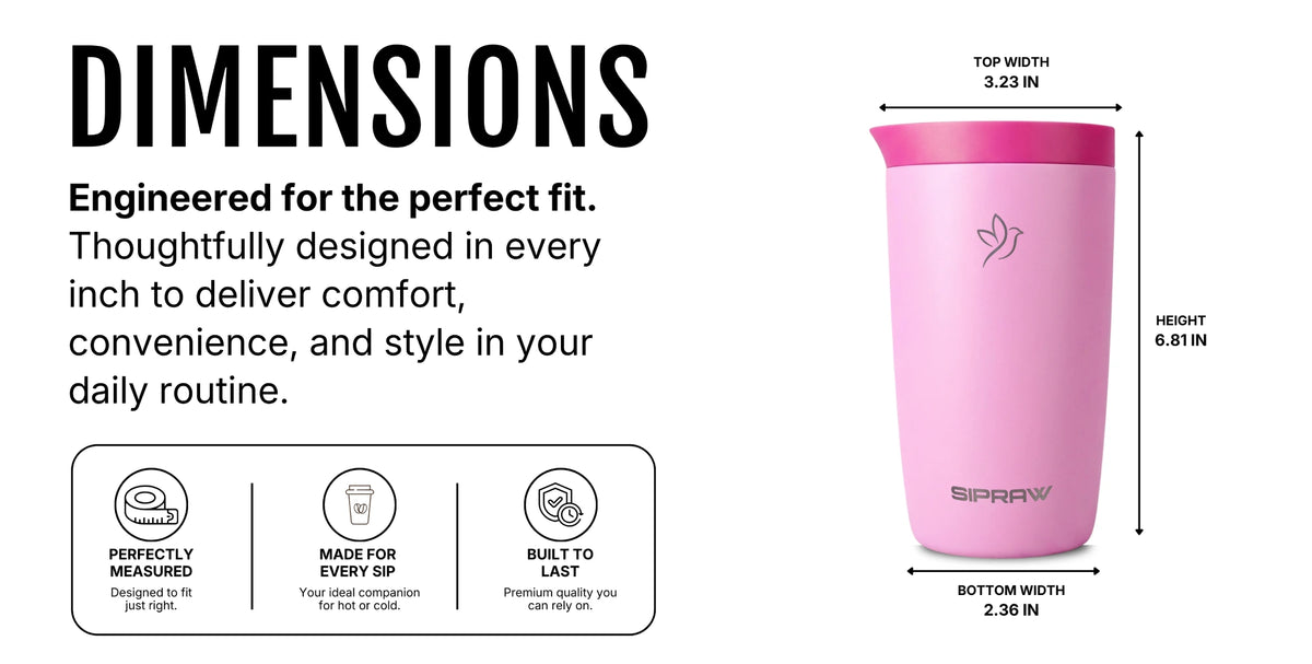 12oz Coffee Mug In pink